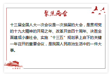 政务两会对角小图标边框正文