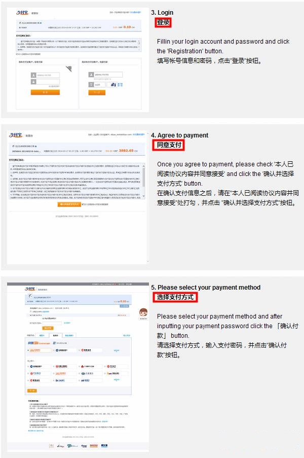 乐天全球Rakuten Global国际支付宝付款流程