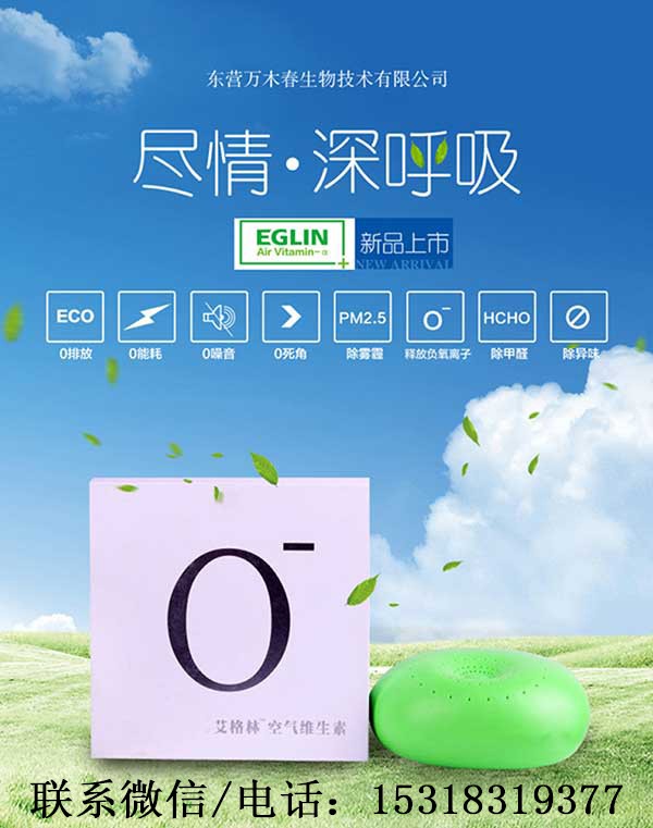 2017年空气净化新方式 艾格林空气维生素