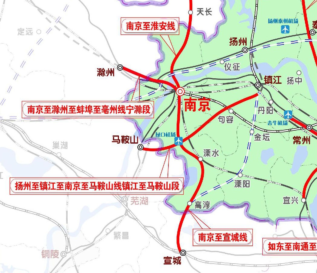 这条高铁线路对于镇江,以及从连镇高铁覆盖的扬州,淮安,连云港等城市