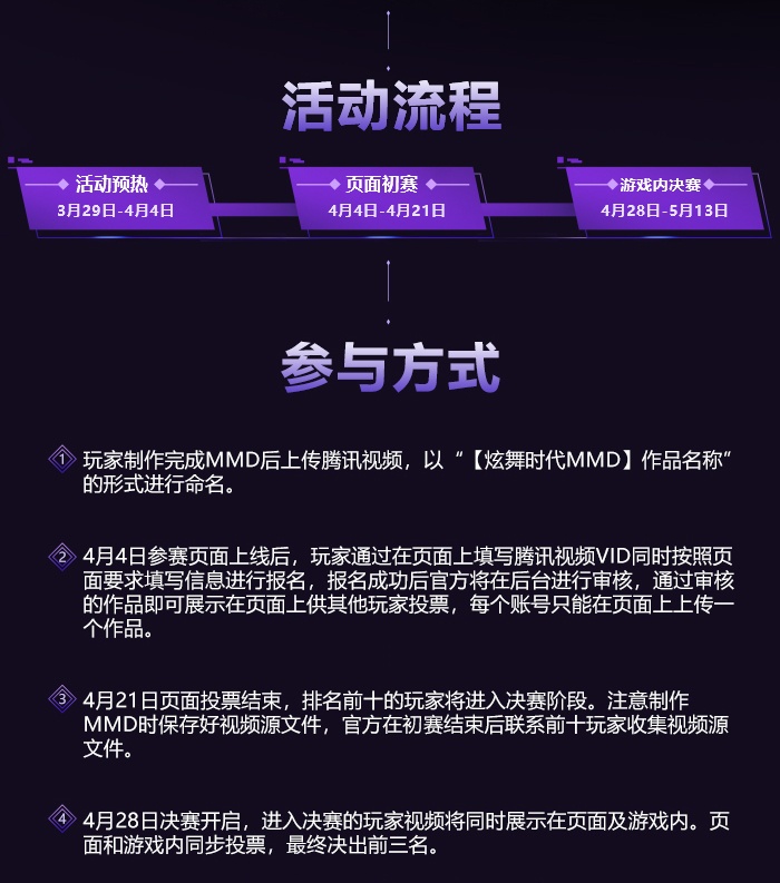 Mmd大咖秀活动预告 全新模型提前放出 炫舞时代官方网站 腾讯游戏