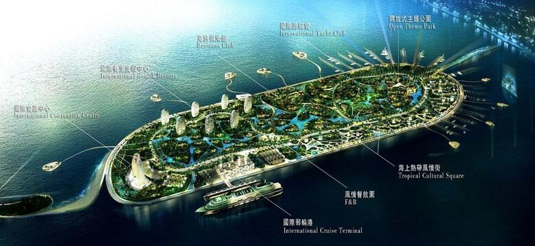 三亚凤凰岛:将成为海南乃至全国首屈一指的豪华度假胜地 高度:180米