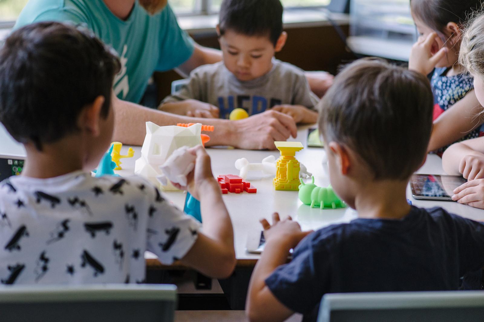 3D打印可以提高小学的设计思维能力