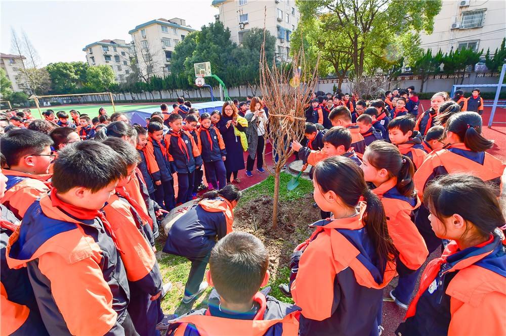 播种春天,收获幸福 ——梅陇中心小学"访春季"植树节主题活动简讯