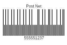 Post net barcode