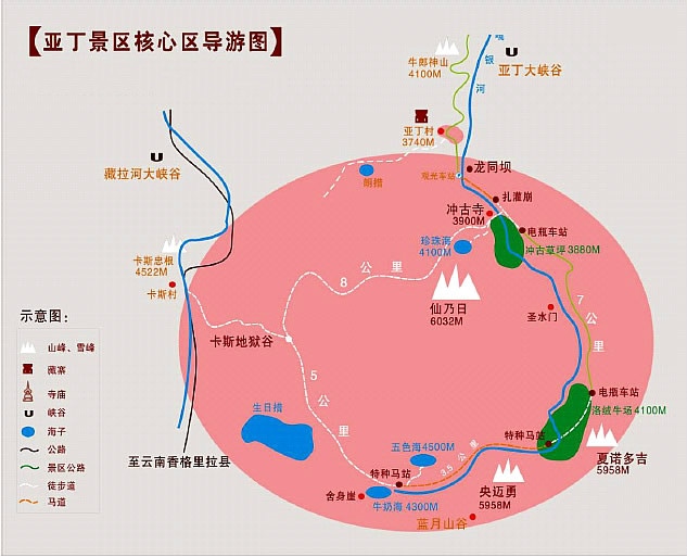 稻城亚丁一年四季的变化,这篇攻略告