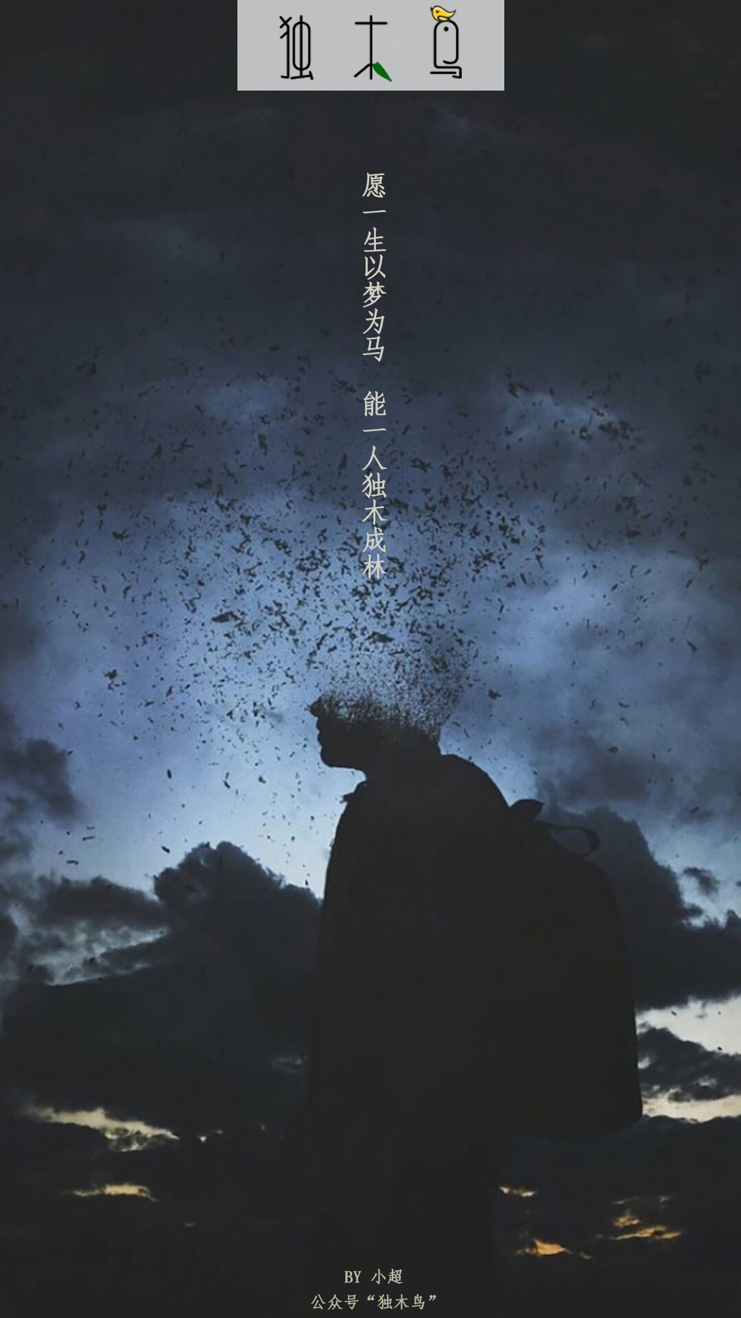 消散的人.png 这些配图也太美了吧,今天都免费分享给你 | 独木鸟意境海报 第1辑 54张