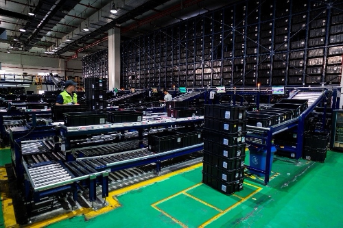 立体化元件自动分拣系统